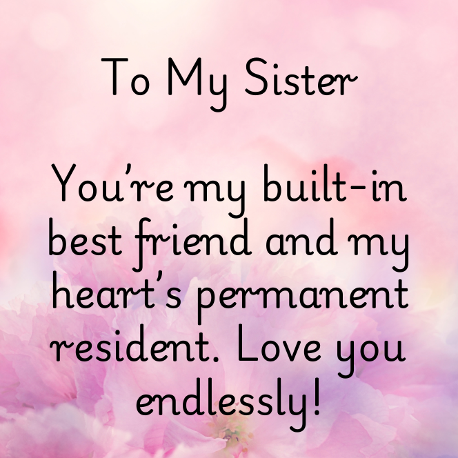 To my sister 01