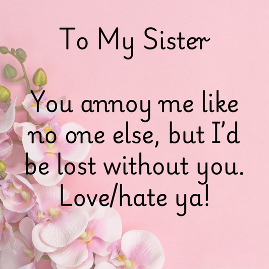 To my sister 02