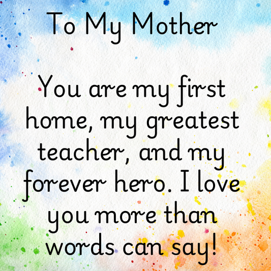 To my mother 01
