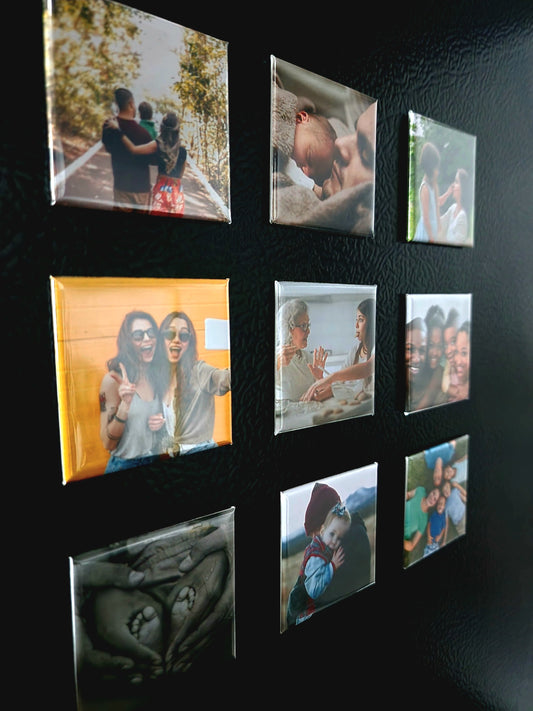 Custom Fridge Magnets Set (9 Images)