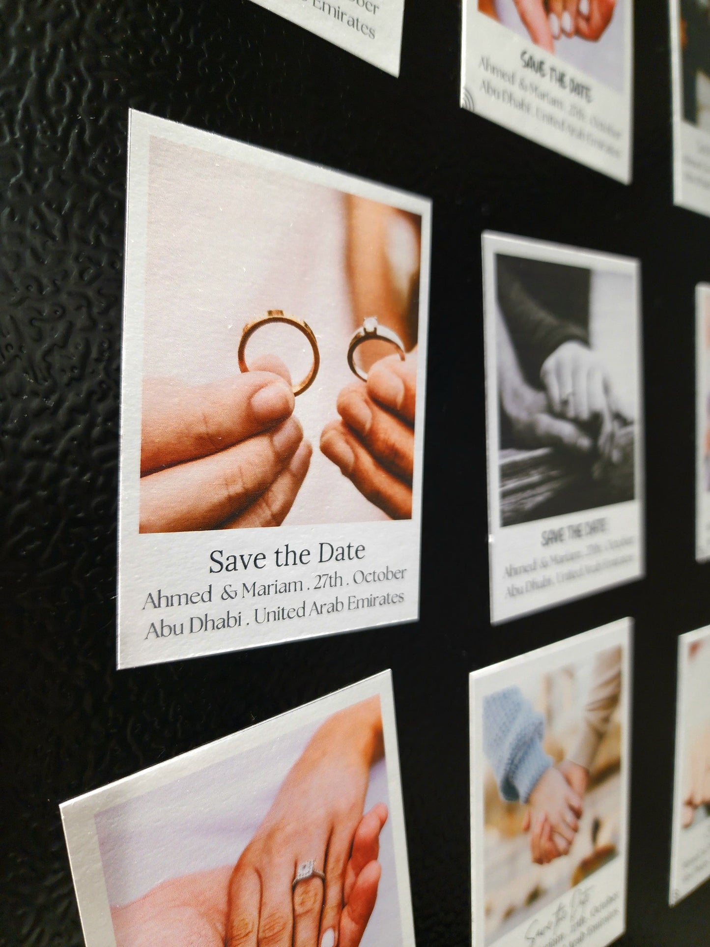 Wedding Invitation Save the Date Magnetic Sheet.