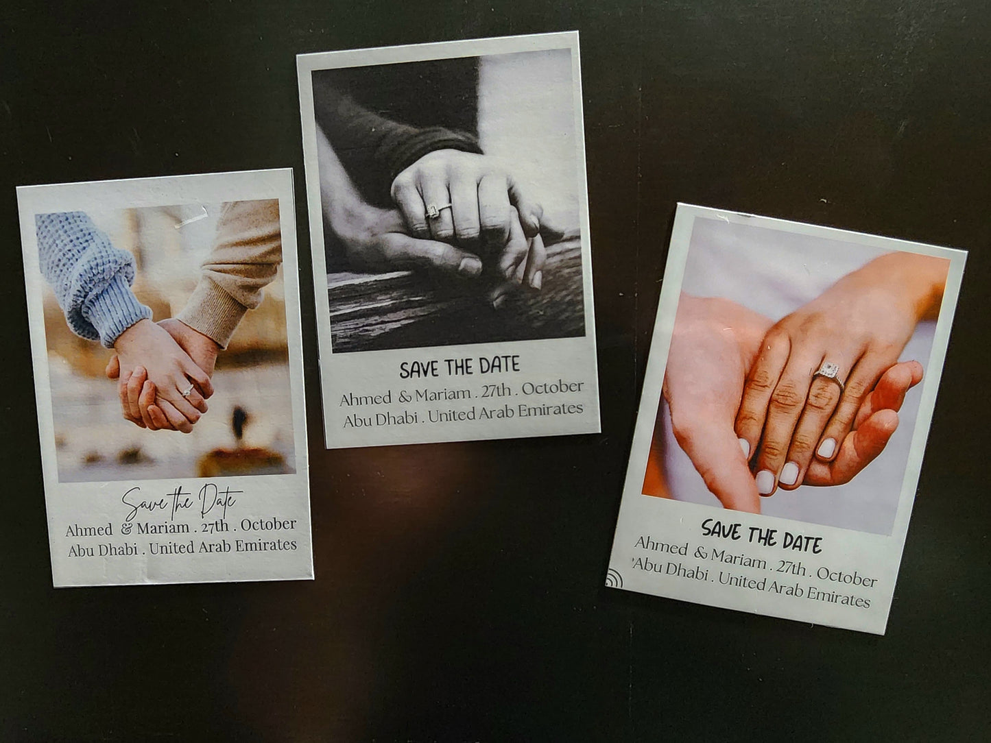 Wedding Invitation Save the Date Magnetic Sheet.